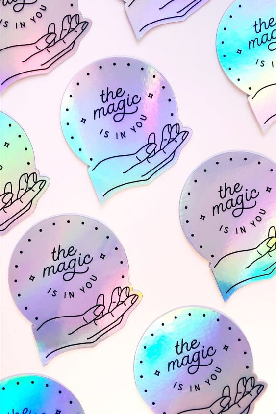 Sticker 2.5 inch - 50 unds