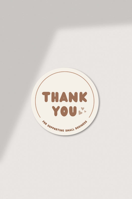 Sticker 1.5 inch - 50 unds